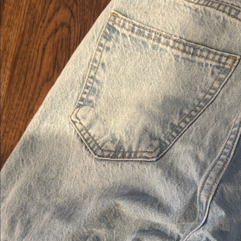 Light Blue Distressed Women Jeans - Picture 7 of 7